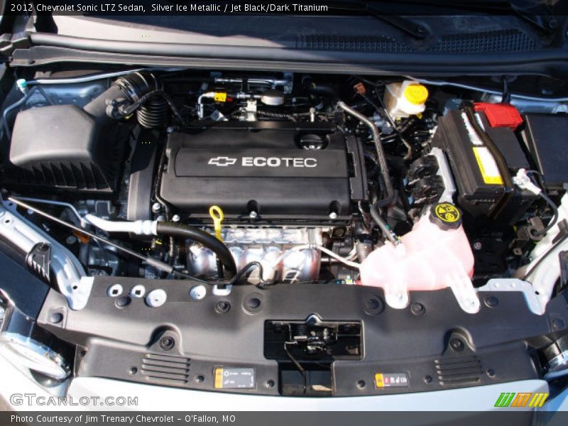 Silver Ice Metallic / Jet Black/Dark Titanium 2012 Chevrolet Sonic LTZ Sedan