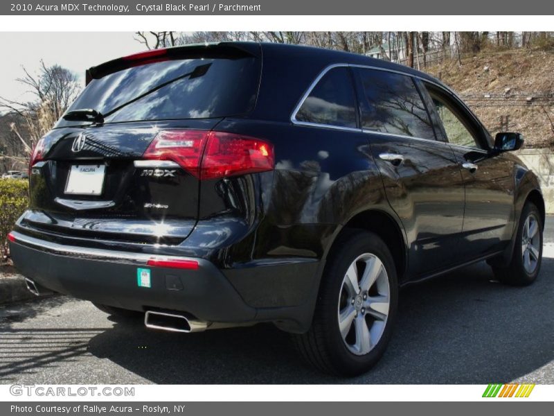 Crystal Black Pearl / Parchment 2010 Acura MDX Technology