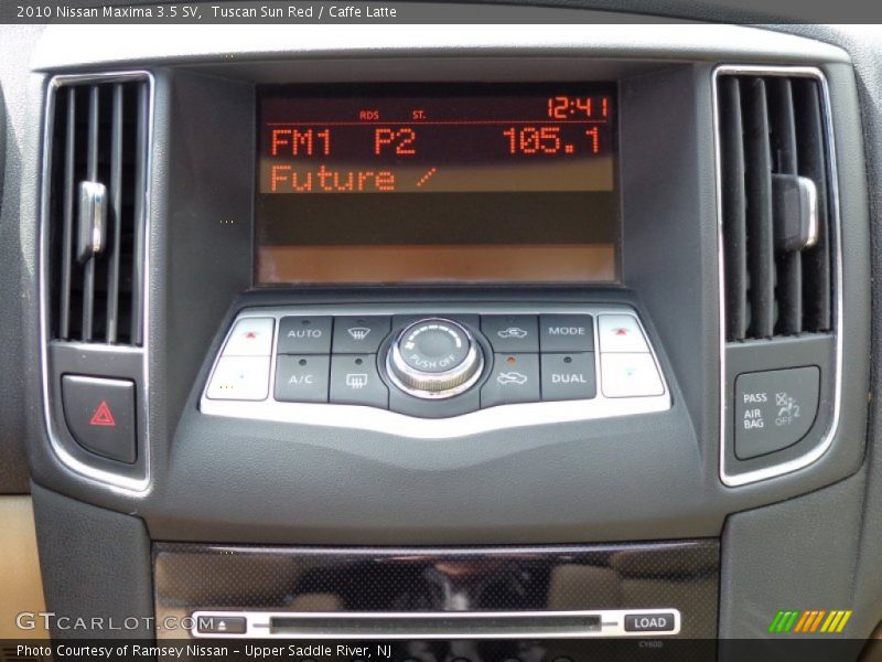 Tuscan Sun Red / Caffe Latte 2010 Nissan Maxima 3.5 SV