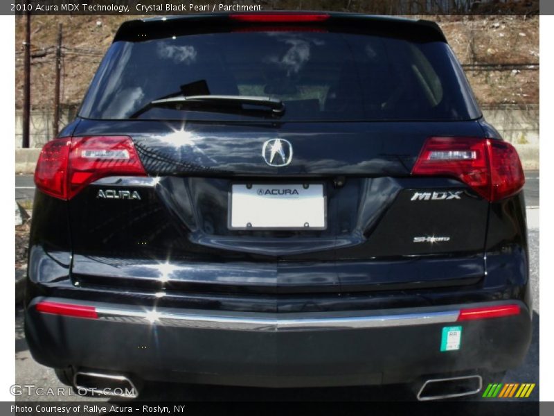 Crystal Black Pearl / Parchment 2010 Acura MDX Technology