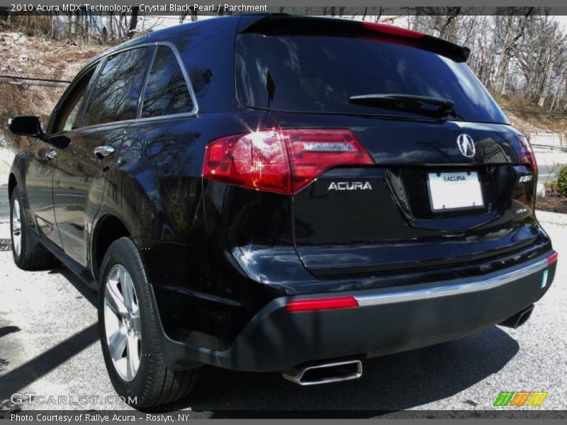 Crystal Black Pearl / Parchment 2010 Acura MDX Technology