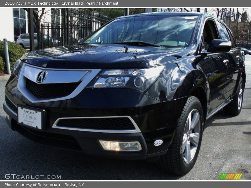 Crystal Black Pearl / Parchment 2010 Acura MDX Technology