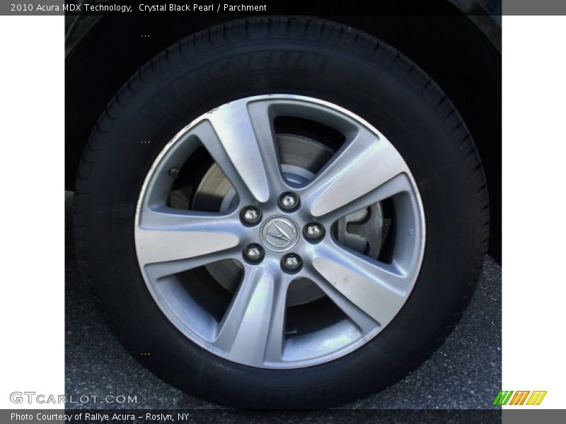 Crystal Black Pearl / Parchment 2010 Acura MDX Technology