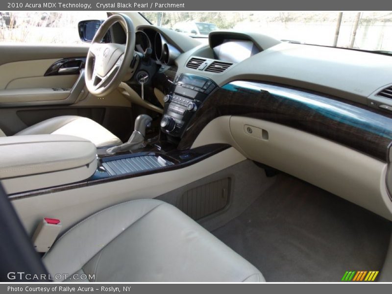 Crystal Black Pearl / Parchment 2010 Acura MDX Technology