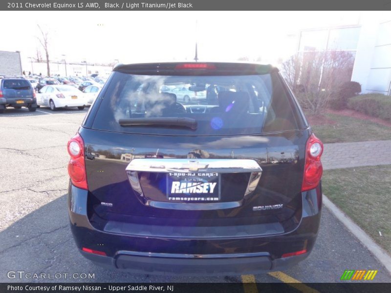 Black / Light Titanium/Jet Black 2011 Chevrolet Equinox LS AWD