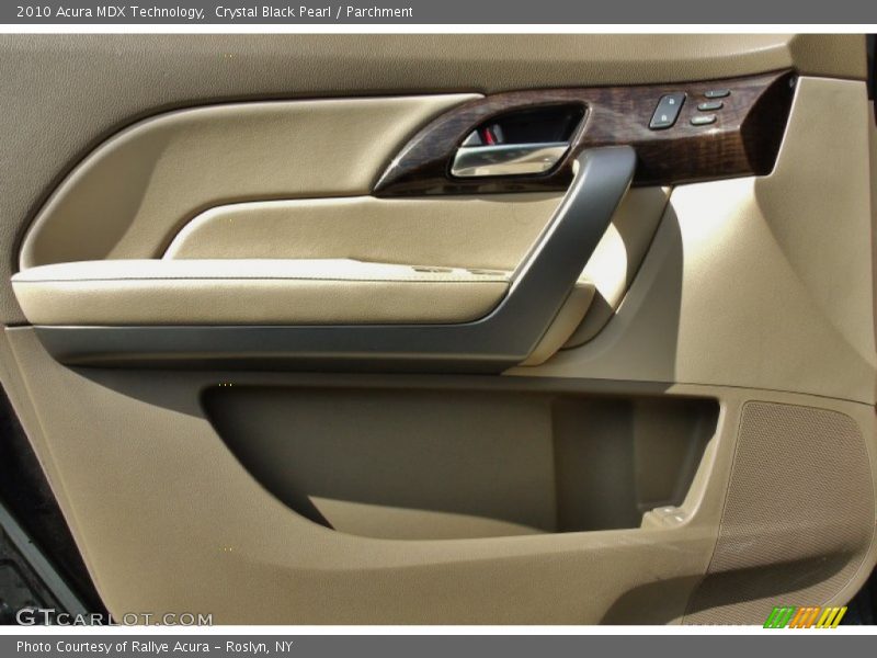 Crystal Black Pearl / Parchment 2010 Acura MDX Technology