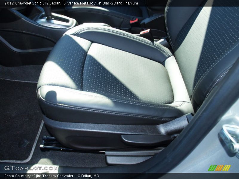 Silver Ice Metallic / Jet Black/Dark Titanium 2012 Chevrolet Sonic LTZ Sedan