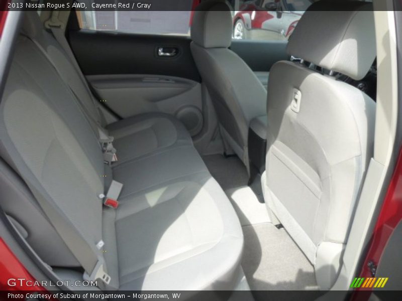 Cayenne Red / Gray 2013 Nissan Rogue S AWD