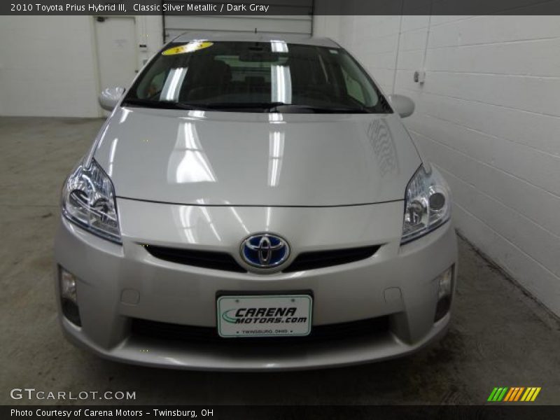 Classic Silver Metallic / Dark Gray 2010 Toyota Prius Hybrid III