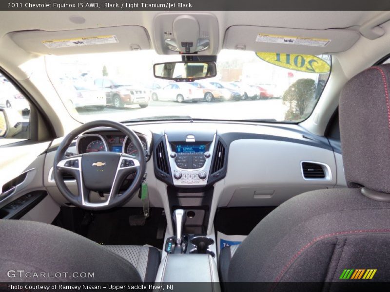 Black / Light Titanium/Jet Black 2011 Chevrolet Equinox LS AWD