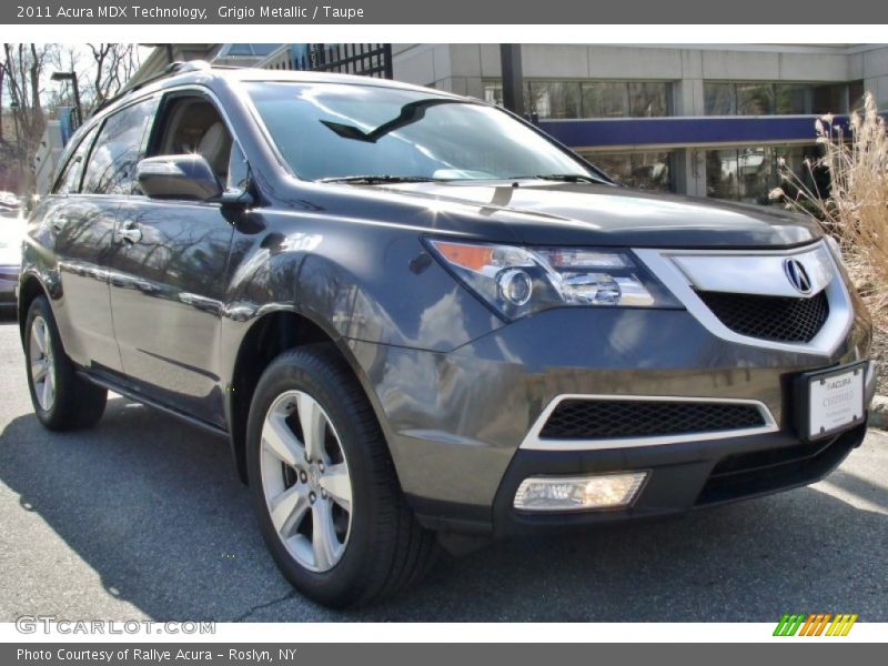 Grigio Metallic / Taupe 2011 Acura MDX Technology