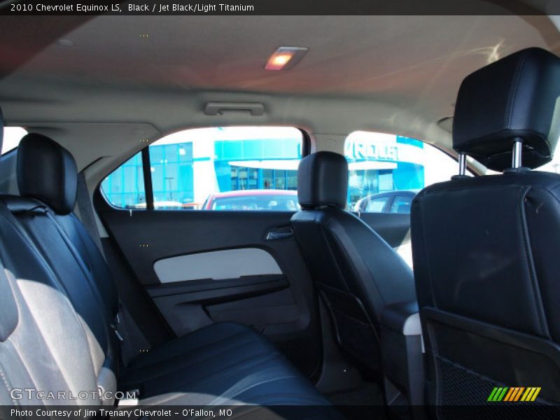 Black / Jet Black/Light Titanium 2010 Chevrolet Equinox LS