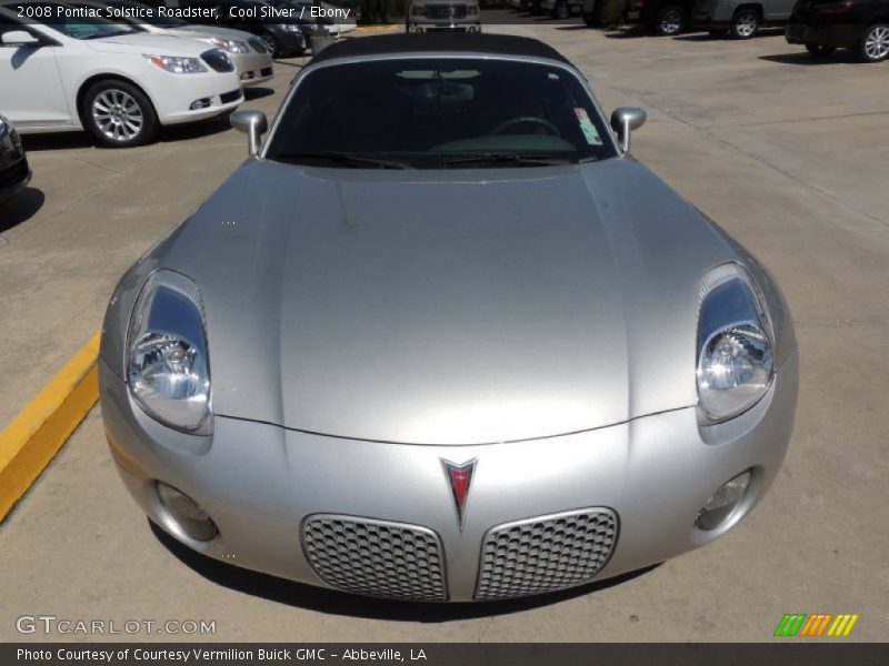 Cool Silver / Ebony 2008 Pontiac Solstice Roadster