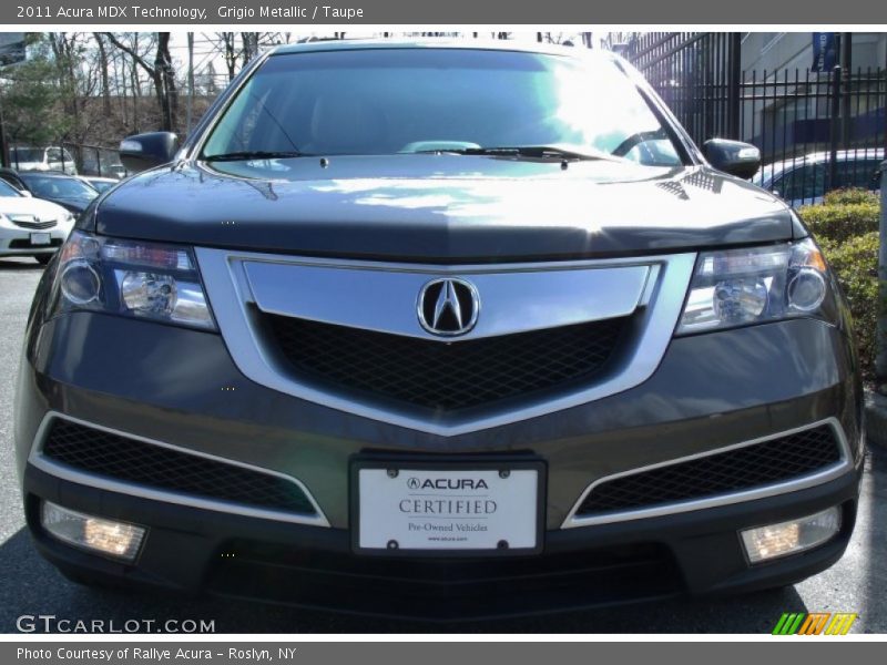 Grigio Metallic / Taupe 2011 Acura MDX Technology
