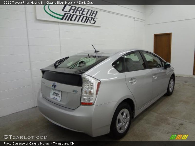 Classic Silver Metallic / Dark Gray 2010 Toyota Prius Hybrid III