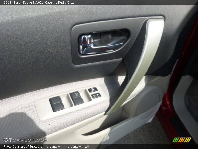 Cayenne Red / Gray 2013 Nissan Rogue S AWD