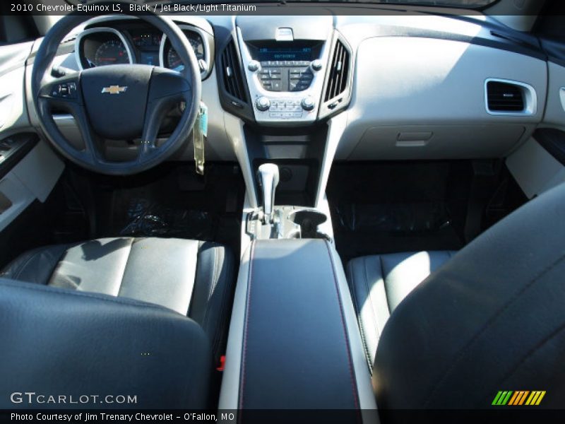 Black / Jet Black/Light Titanium 2010 Chevrolet Equinox LS