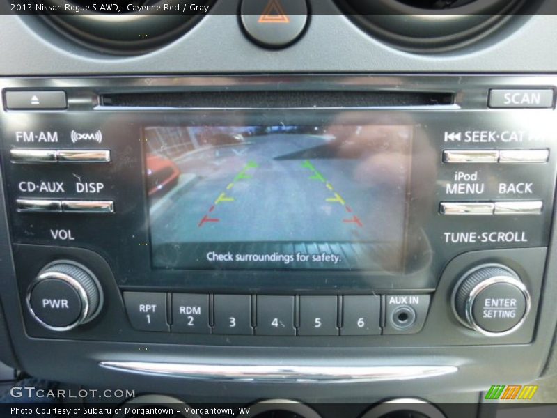 Cayenne Red / Gray 2013 Nissan Rogue S AWD