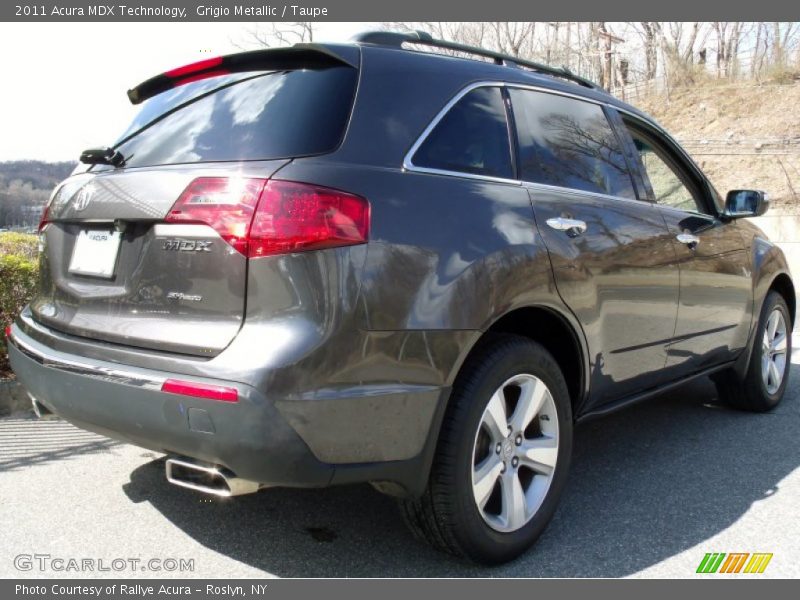 Grigio Metallic / Taupe 2011 Acura MDX Technology