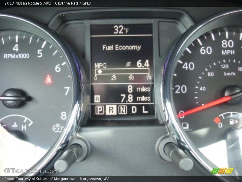 Cayenne Red / Gray 2013 Nissan Rogue S AWD