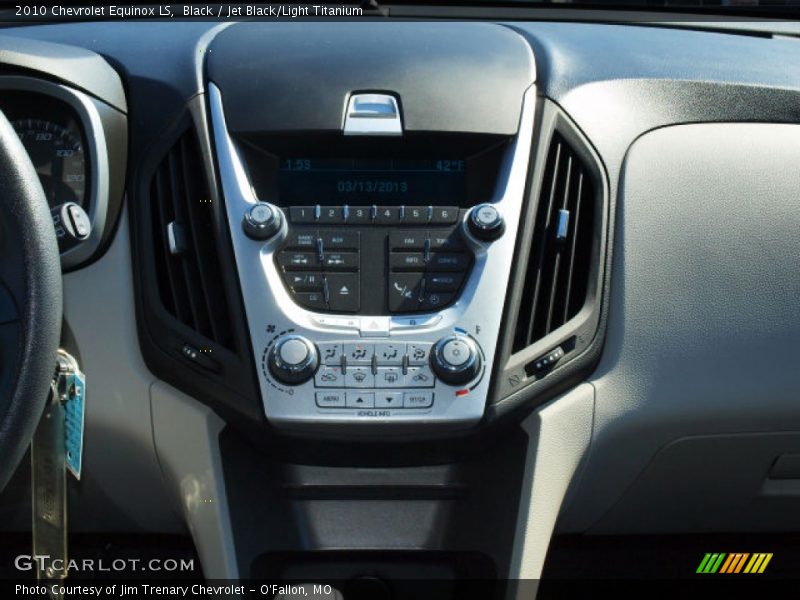 Black / Jet Black/Light Titanium 2010 Chevrolet Equinox LS