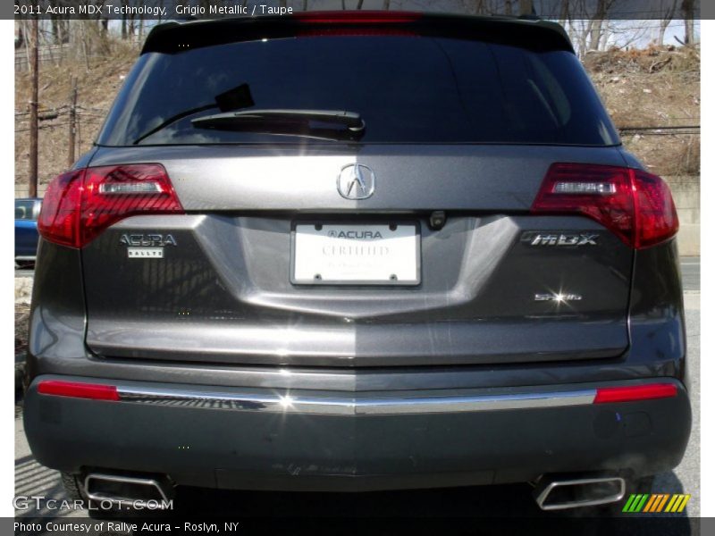 Grigio Metallic / Taupe 2011 Acura MDX Technology