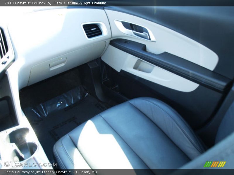 Black / Jet Black/Light Titanium 2010 Chevrolet Equinox LS