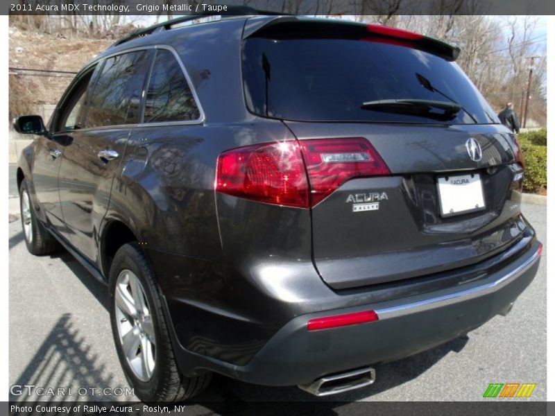 Grigio Metallic / Taupe 2011 Acura MDX Technology