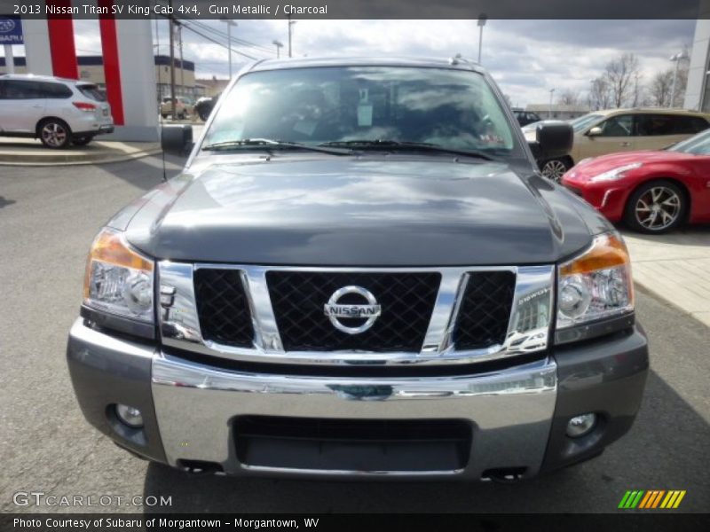 Gun Metallic / Charcoal 2013 Nissan Titan SV King Cab 4x4
