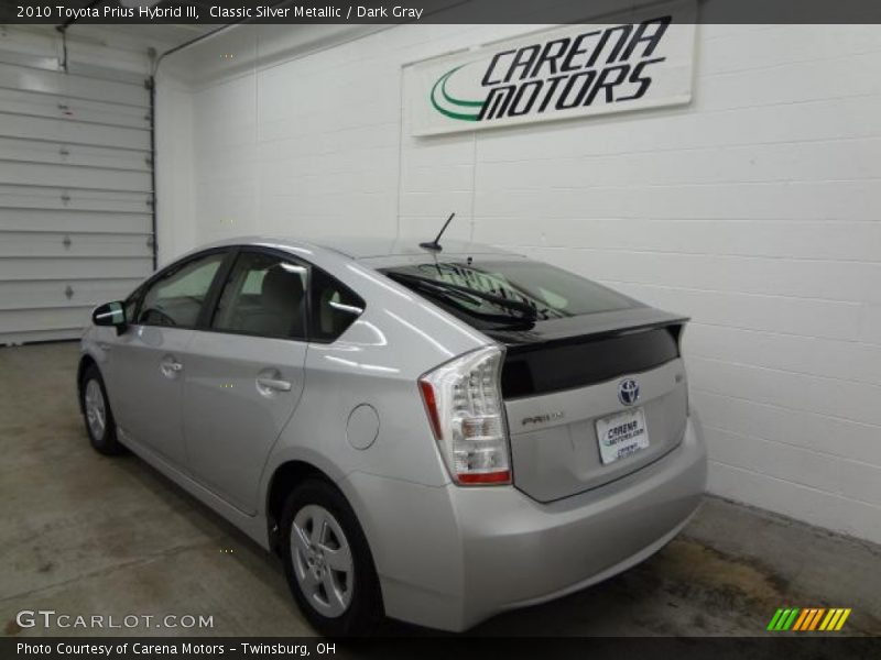 Classic Silver Metallic / Dark Gray 2010 Toyota Prius Hybrid III