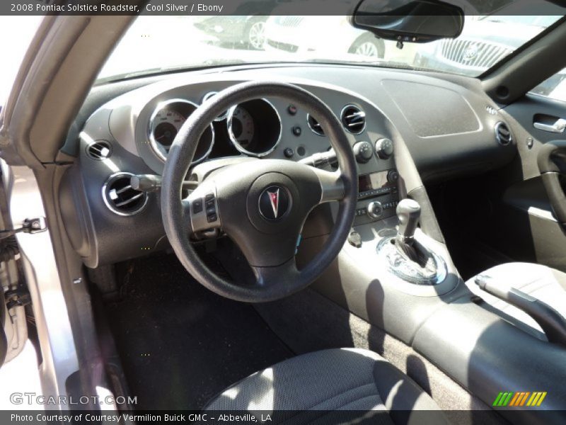 Ebony Interior - 2008 Solstice Roadster 