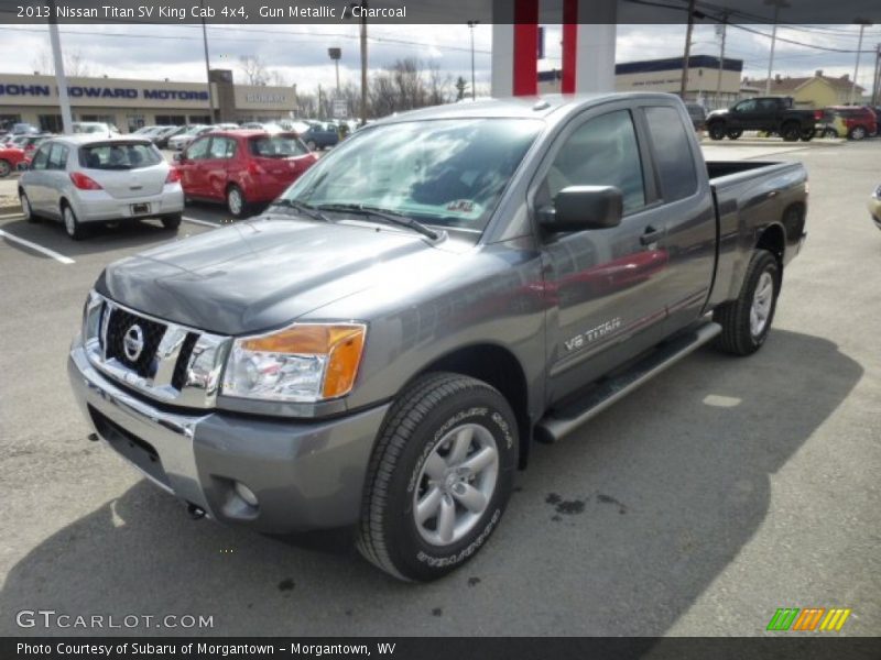 Gun Metallic / Charcoal 2013 Nissan Titan SV King Cab 4x4