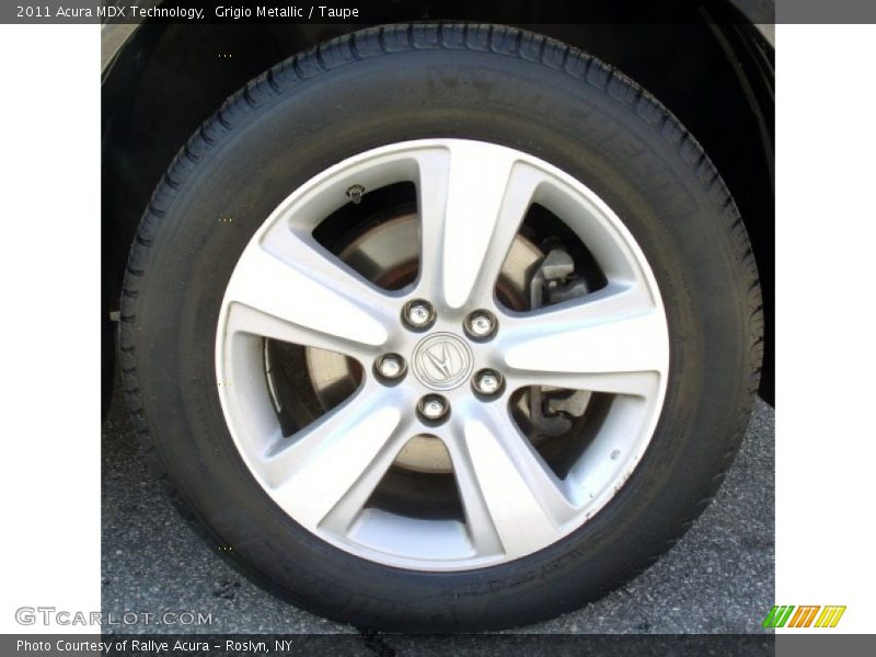 Grigio Metallic / Taupe 2011 Acura MDX Technology