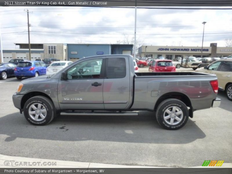 Gun Metallic / Charcoal 2013 Nissan Titan SV King Cab 4x4