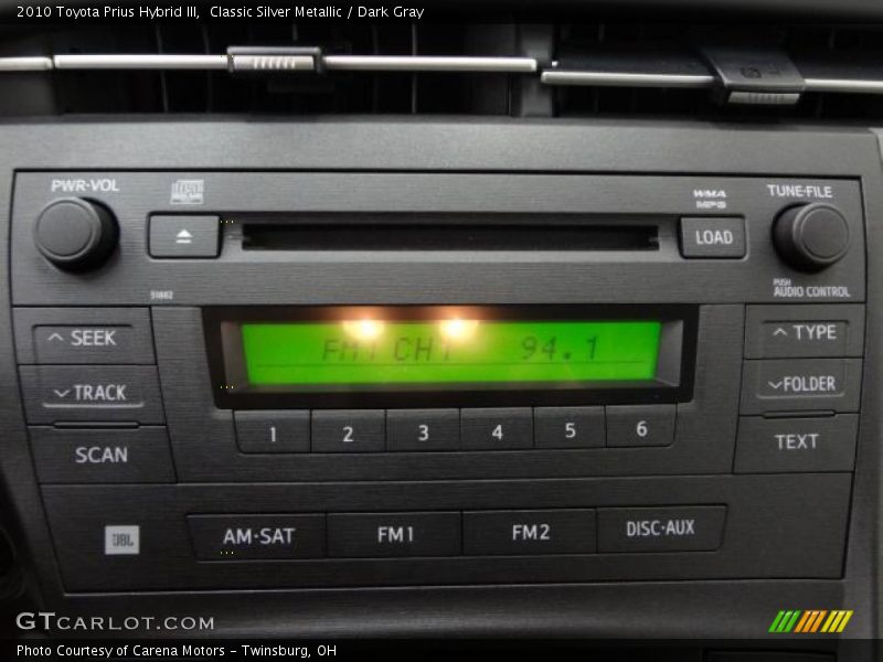 Classic Silver Metallic / Dark Gray 2010 Toyota Prius Hybrid III