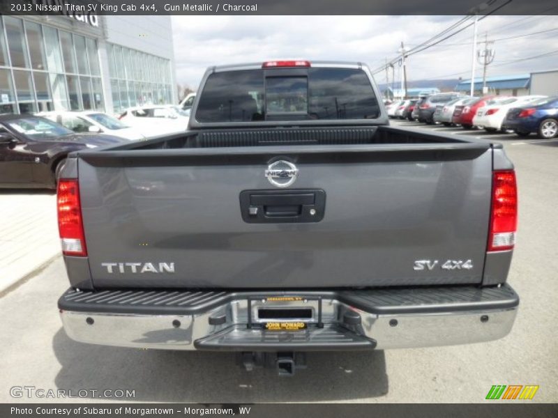 Gun Metallic / Charcoal 2013 Nissan Titan SV King Cab 4x4