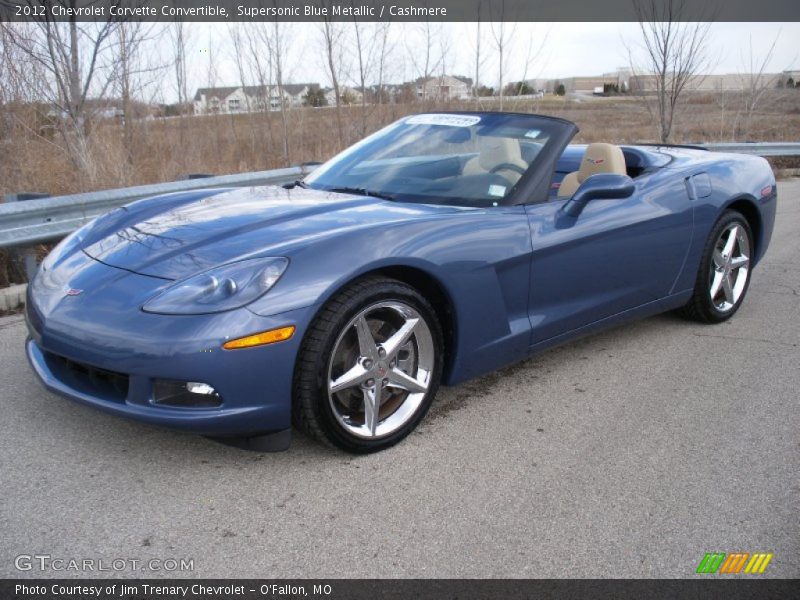 Front 3/4 View of 2012 Corvette Convertible