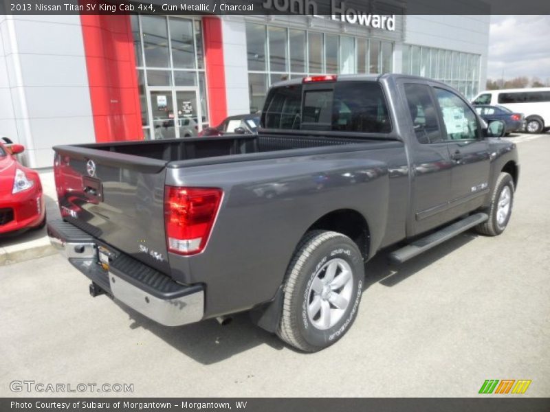 Gun Metallic / Charcoal 2013 Nissan Titan SV King Cab 4x4