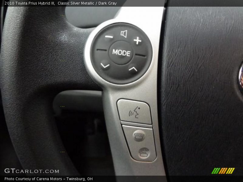 Classic Silver Metallic / Dark Gray 2010 Toyota Prius Hybrid III