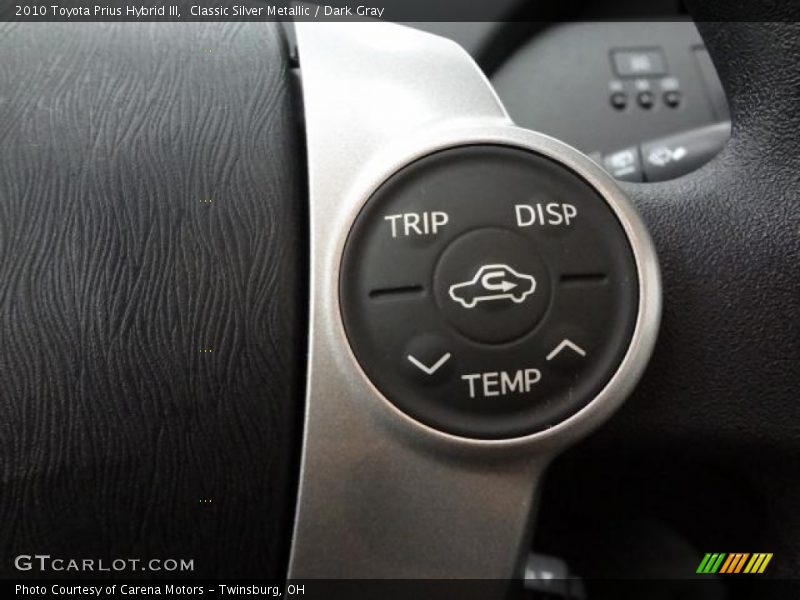 Classic Silver Metallic / Dark Gray 2010 Toyota Prius Hybrid III