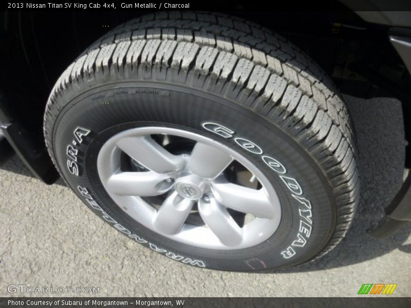 Gun Metallic / Charcoal 2013 Nissan Titan SV King Cab 4x4