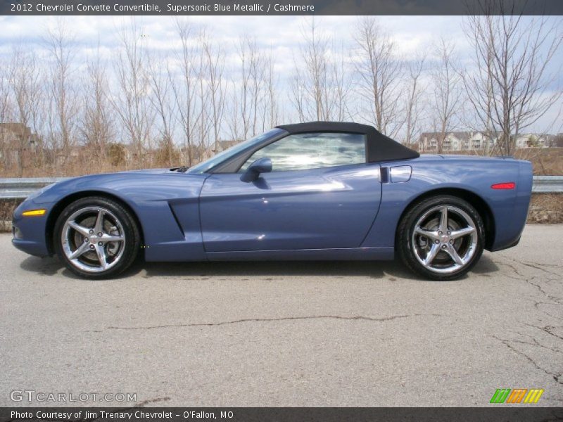  2012 Corvette Convertible Supersonic Blue Metallic