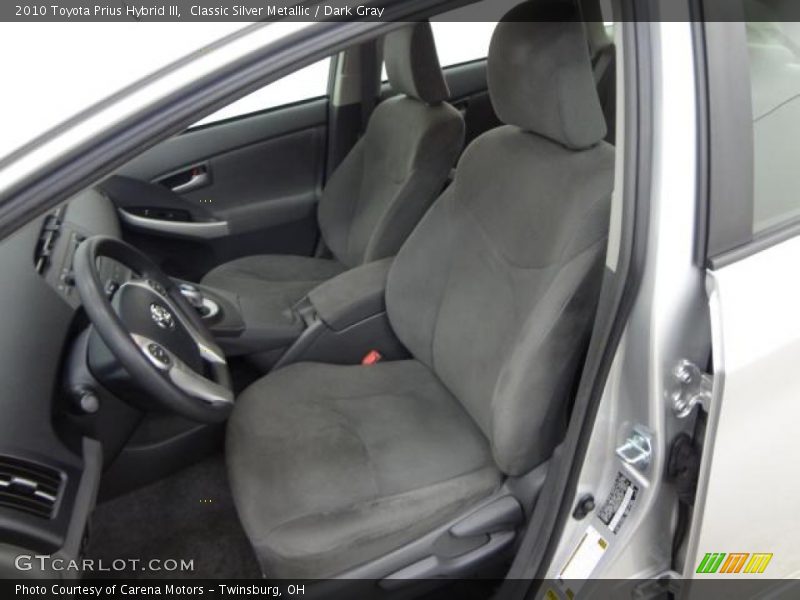 Classic Silver Metallic / Dark Gray 2010 Toyota Prius Hybrid III