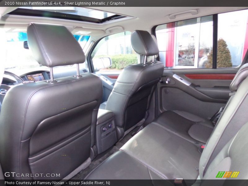 Silver Lightning Metallic / Graphite 2010 Nissan Pathfinder LE 4x4