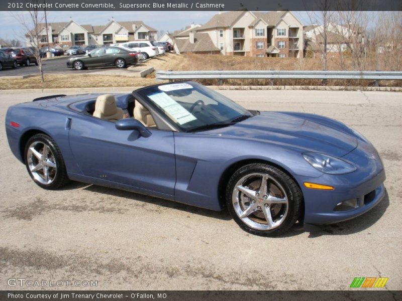  2012 Corvette Convertible Supersonic Blue Metallic