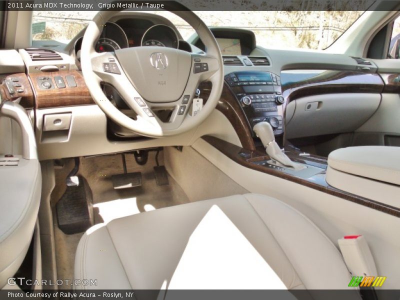 Grigio Metallic / Taupe 2011 Acura MDX Technology