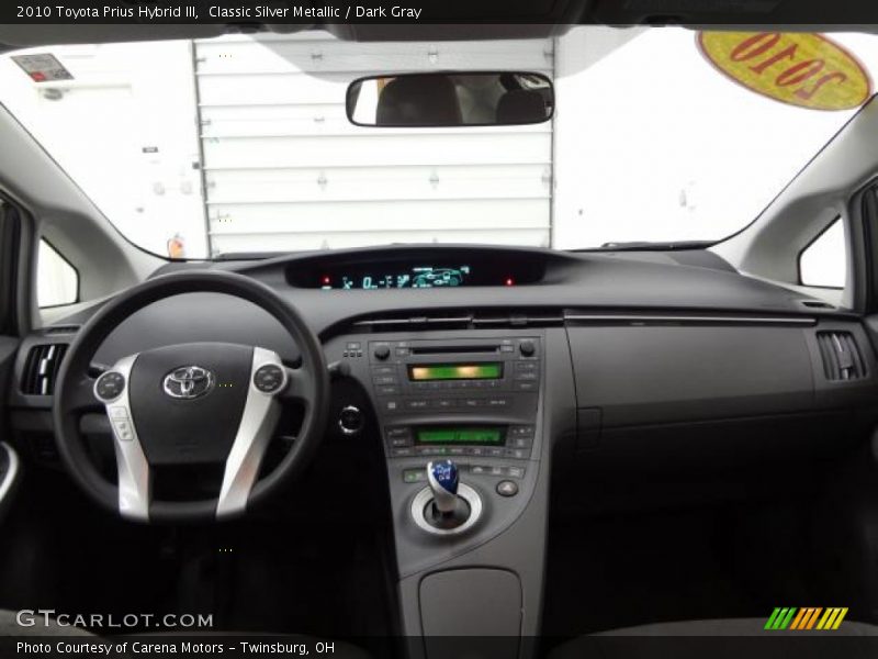 Classic Silver Metallic / Dark Gray 2010 Toyota Prius Hybrid III