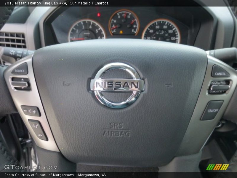 Gun Metallic / Charcoal 2013 Nissan Titan SV King Cab 4x4