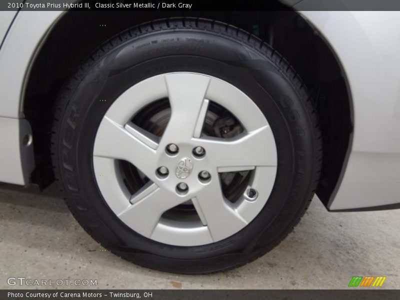 Classic Silver Metallic / Dark Gray 2010 Toyota Prius Hybrid III