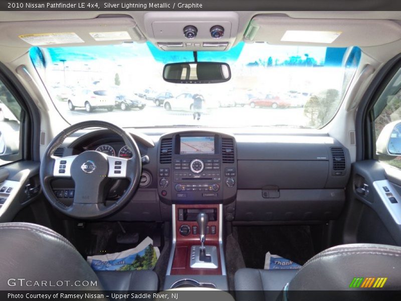 Silver Lightning Metallic / Graphite 2010 Nissan Pathfinder LE 4x4